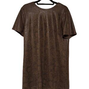 🐍 Vegan Snake Skin Cocktail Dress - Medium